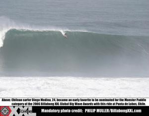 Diego Medina, Punta de Lobos, Chile