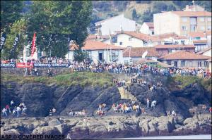 Es war voll am Sonntag in Mundaka