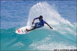 Dale Richards(Aus) gewann die Trials und ist beim Quik Pro dabei.