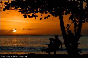 Teahupoo Sunset