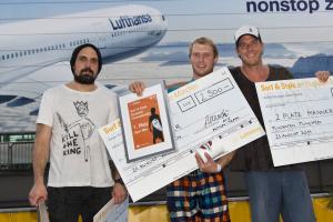 Die Gewinner_Quelle Flo Hagena+Flughafen Mnchen_Florian Kummer Platz3, Gerry Schlegel Platz1, Quirin Rohleder Platz2